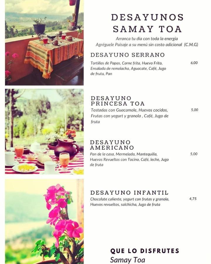 Samay Toa Hotel Otavalo Kültér fotó